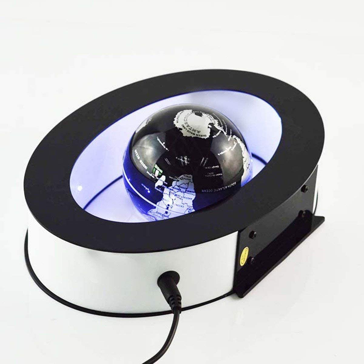 Perpetual Motion Floating Globe Home Office Desk Toy Decoration Rotating Magneti