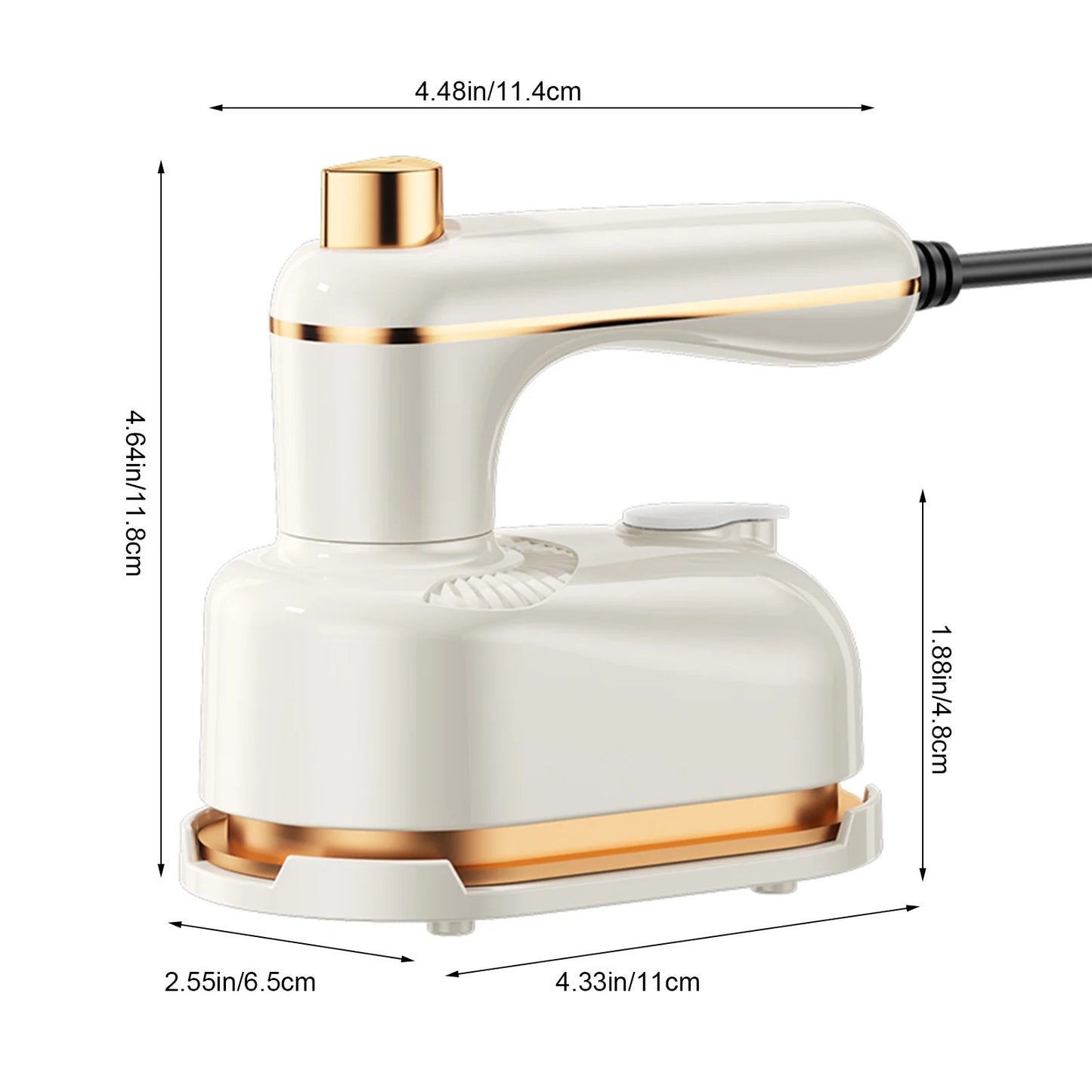 Mini Ironing Machine,Foldable Iron Box for Clothes,Portable Iron,Travel Iron Mini with Steam,Rotatable Hanging Ironing Machine Usb Travel Size Iron,Handheld Mini Clothes Iron for Fabric Clothes