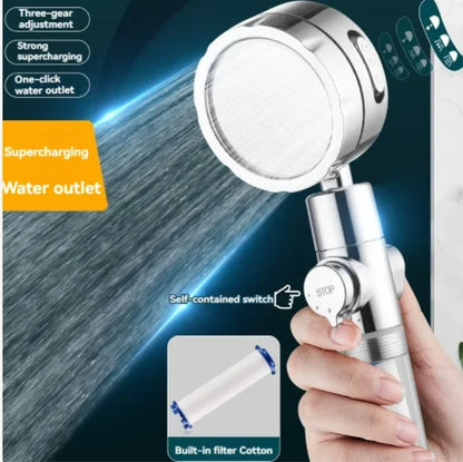 5 Modes Shower Head High Pressure Showerhead Portable Filter Rainfall Faucet Tap Bathroom Bath Home Innovative Accessories